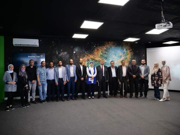 وفد من مؤسسة التدريب المهني يزور هيئة تنمية المهارات_صور