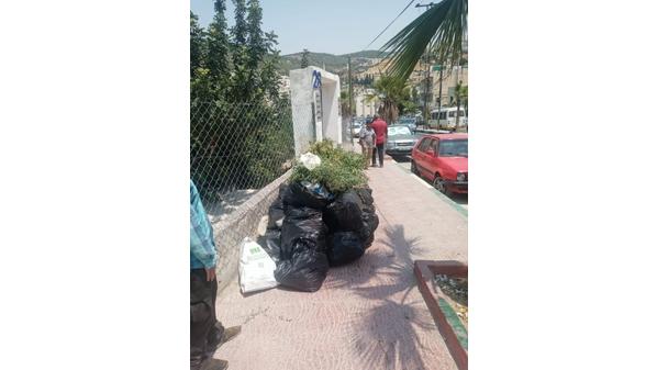 حملة نظافة للمقبرة الإسلامية في عجلون