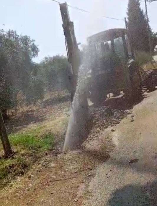 المياه : ضبط اعتداءات كبيرة في مرو اربد  لتعبئة صهاريج مخالفة...فيديو