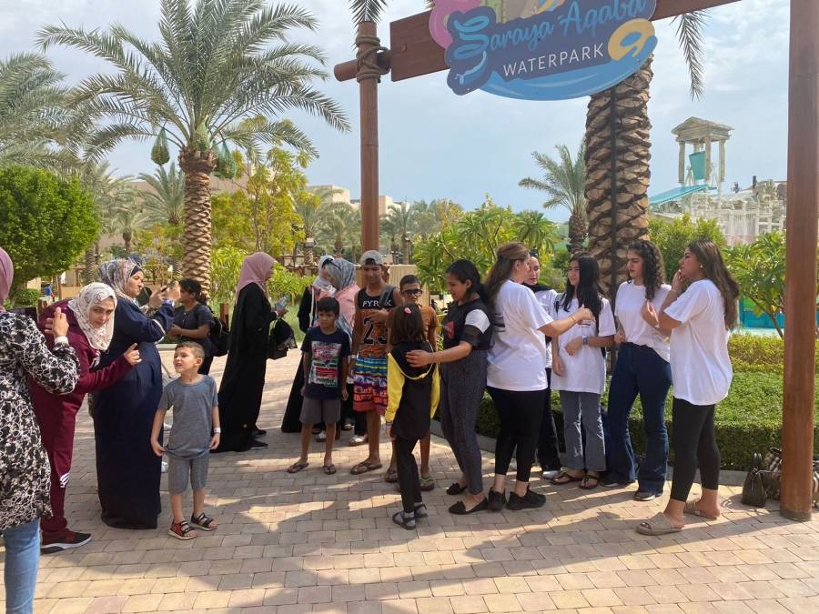 الفاخري تطلاق مبادرة إحنا قدها مع أطفال مرضى السرطان في العقبة ...صور