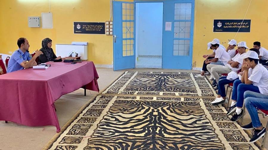 ختام معسكر الأمن والشرطة المجتمعية بمركز شباب عي