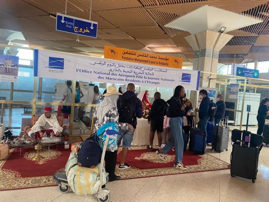 المغرب.. مطار أكادير المسيرة يحتفل باليوم الوطني للمهاجر