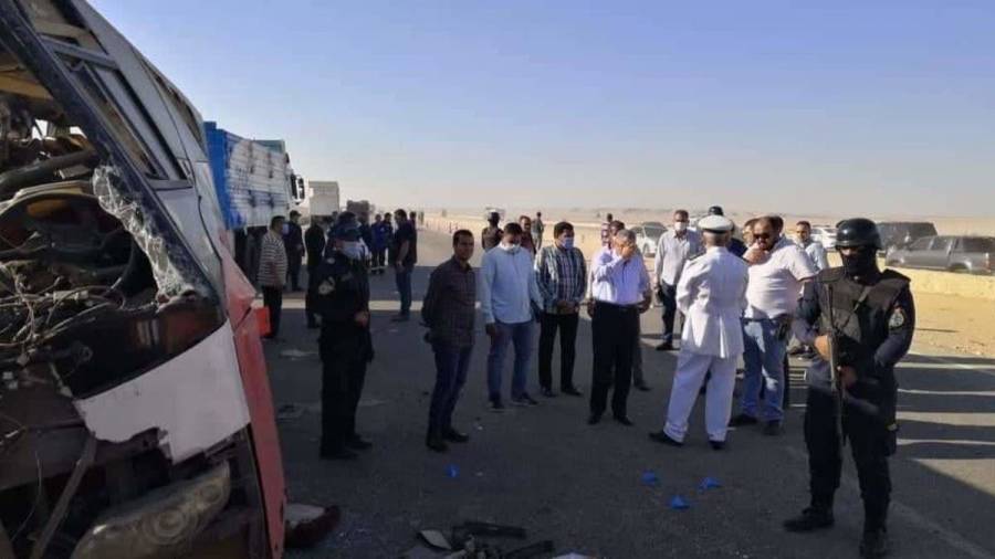 وفاة 11 شخصاً في حادث مروع بمصر