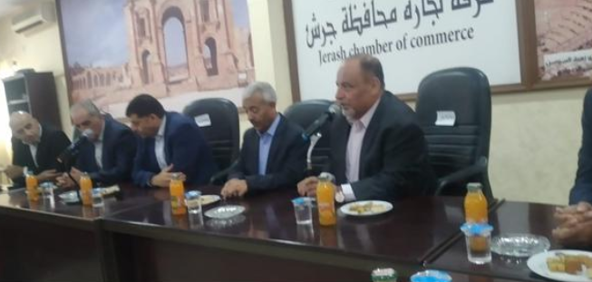 استيتية، يعقد سلسلة لقاءات عقدها اليوم الخميس، في محافظك جرش عدد من القطاعات، في محافطة جرش