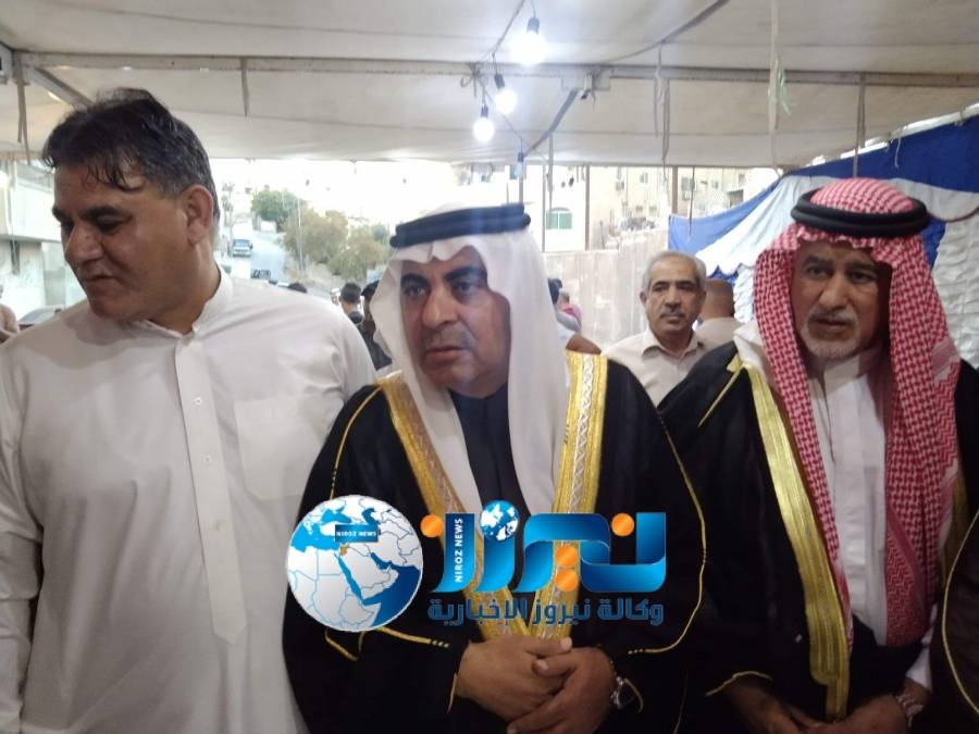 الشيخ الظهراوي يرأس  جاهة عشائرية إلى ال ابو كوش...صور وفيديو 