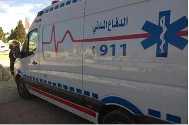 إصابة بتدهور مركبة على طريق إربد - عمان