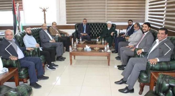 صبري يلتقي نقيب وأعضاء مجلس نقابة المحامين