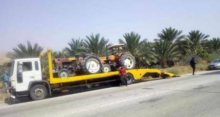 الاحتلال يستولي على خط مياه ومعدات زراعية في طوباس