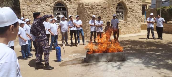 اختتام معسكر سواعد الإنقاذ للذكور في مركز شباب الطيبة