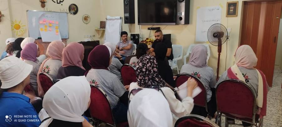 انطلاق معسكر الأمن والشرطة المجتمعية في مديرية شباب البترا _صور