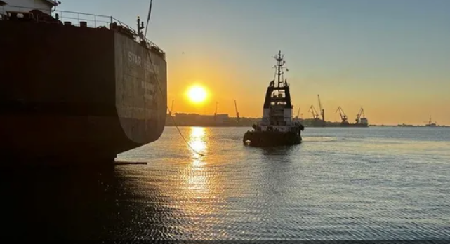 شحنة 63 ألف طن قمح أوكراني لمصر.. متى تغادر تشورنومورسك ؟