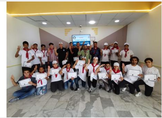 اختتام فعاليات معسكر الكشافة المتقدم في مركز شباب العقبة