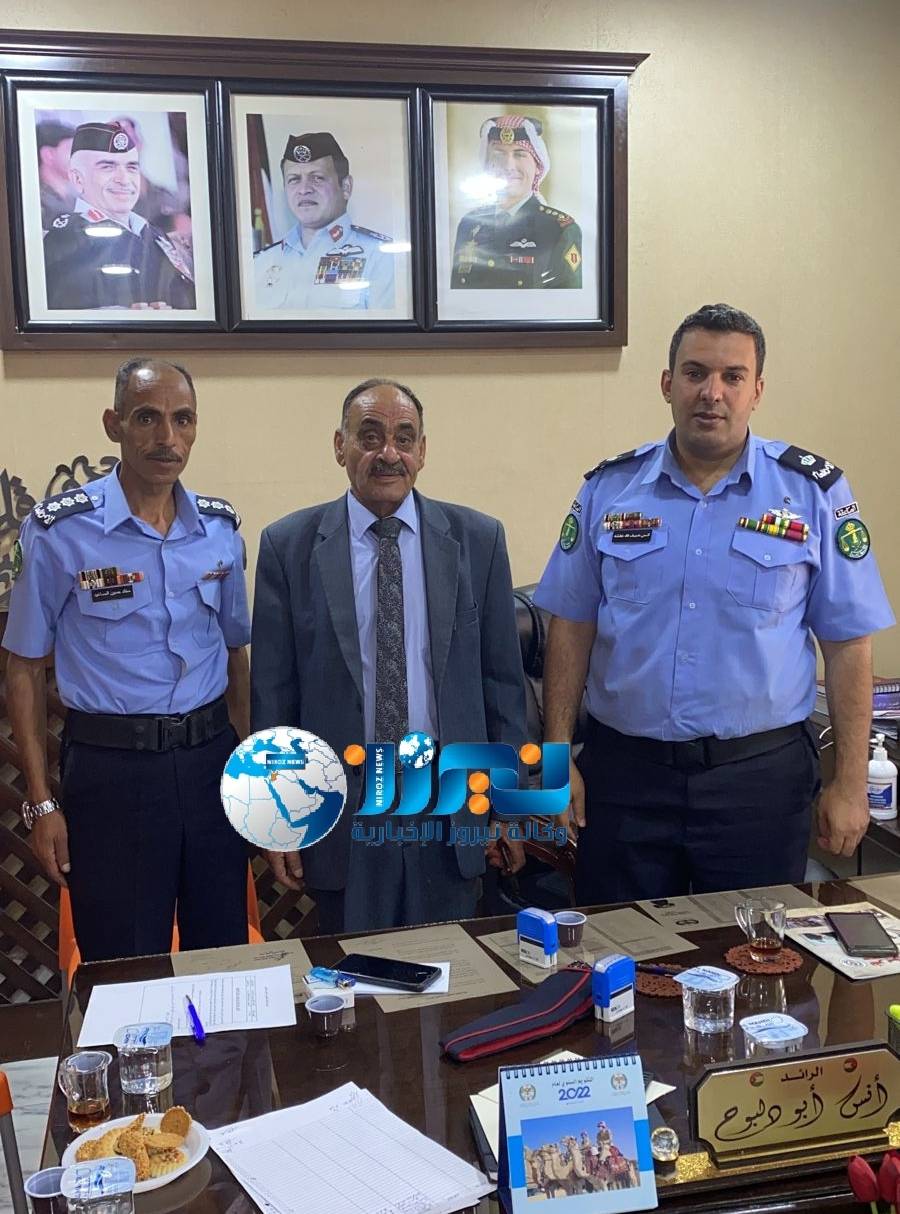 الحاج عبد المهدي الدحادحه يشارك مديرية الأمن العام  بإطلاق مبادرة لا تقتلني بفرحتك ..صور