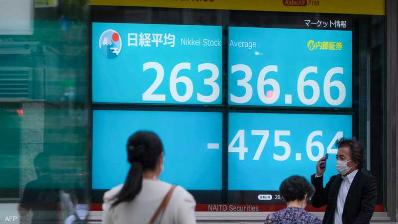 مؤشرات اليابان تسير خلف وول ستريت وتهبط بعد محضر الفيدرالي