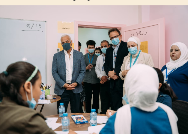 افتتاح أعمال توسعة مركز الملكة رانيا العبدالله لتكنولوجيا المعلومات في الموقر