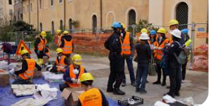 محاضرة عن الإسعافات الأولية للتراث الثقافي بموقع أم الرصاص