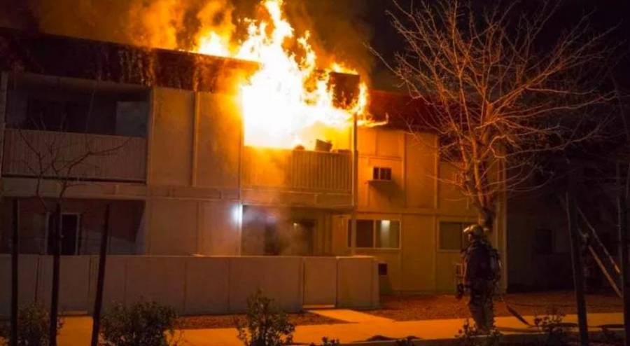 عاجل ..خمس وفيات لاطفال بحريق بمنطقة الرصيفة