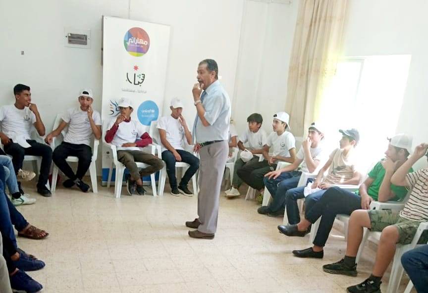 أنشطة متعددة في معسكرات الكشافة في الكرك