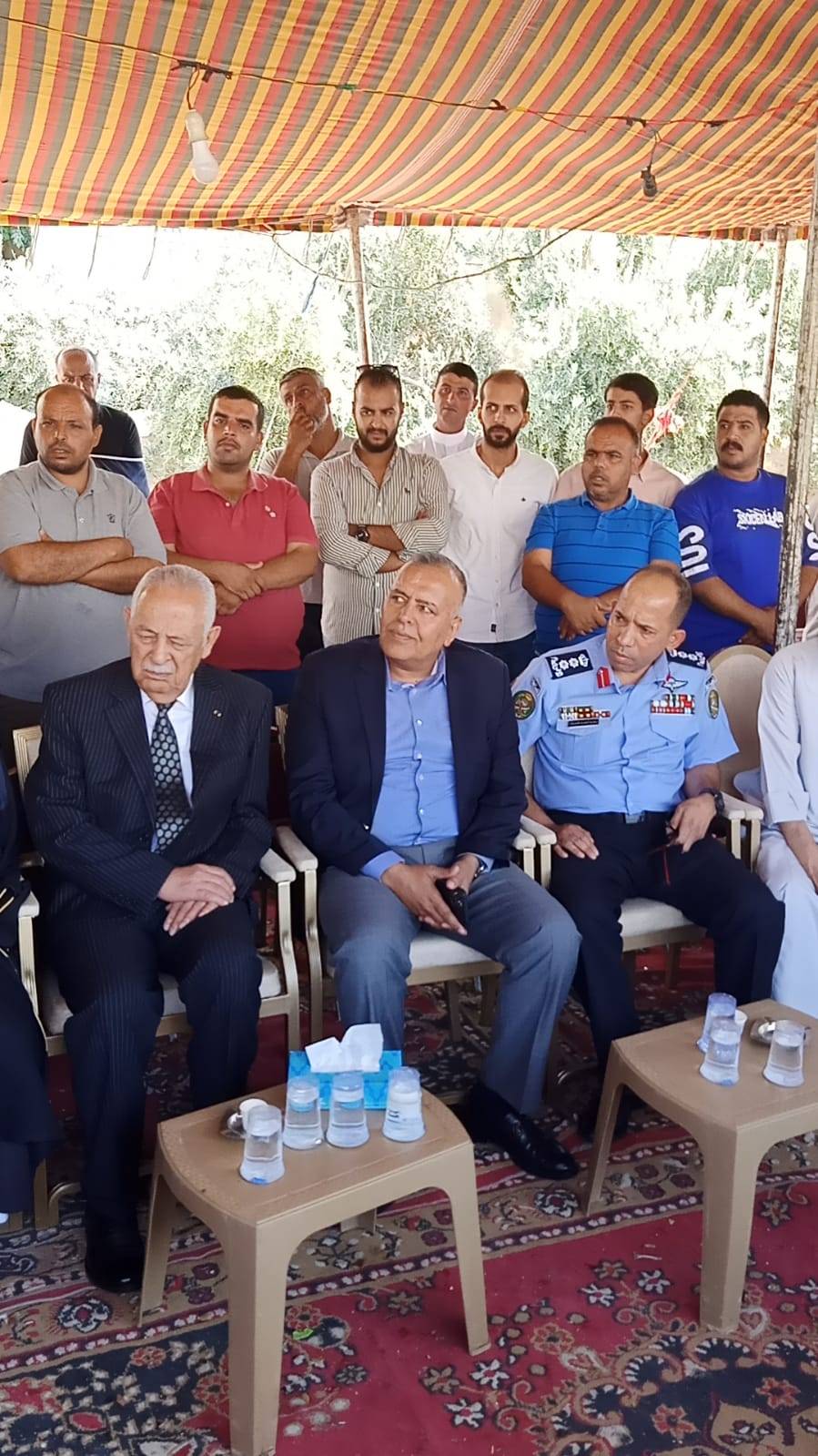 العيسوي ينقل تعازي الملك إلى عشائر الدعجة بوفاة الأطفال الخمسة  صور