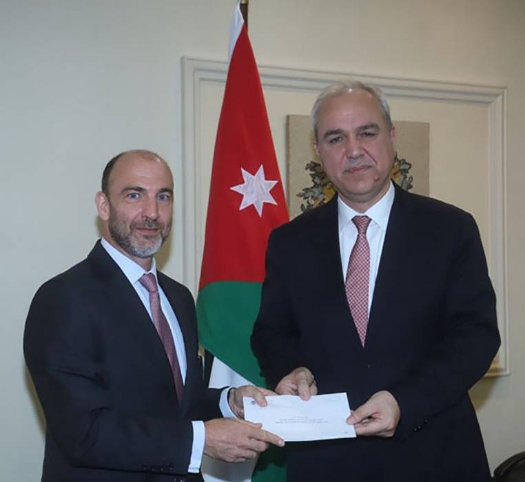 الخارجية تتسلم نسخة من أوراق اعتماد السفير البلجيكي