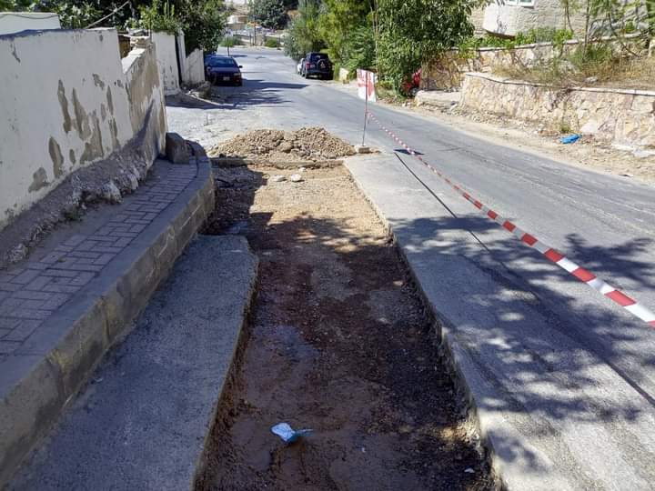 عجلون :   مياه اليرموك  تعيد تاهيل شوارع حفرتها لإيصال الخدمات للمواطنين