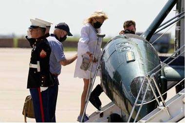 جيل بايدن تغادر الحجر الصحى بعد نتيجة فحص كورونا سلبية