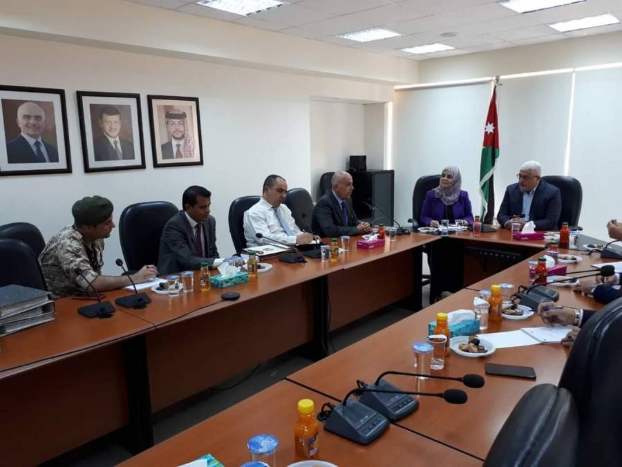 الوطني لحقوق الإنسان يطلع على دور الهيئة الهاشمية للمصابين العسكريين