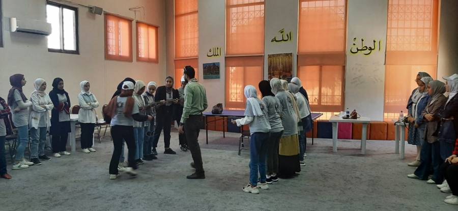 اختتام  معسكر المرشدات والعمل التطوعي في مركز شابات القويسمة