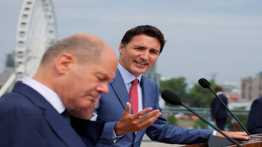 ترودو يؤكد أن تصدير الغاز الكندي إلى ألمانيا لن يكون سهلاً