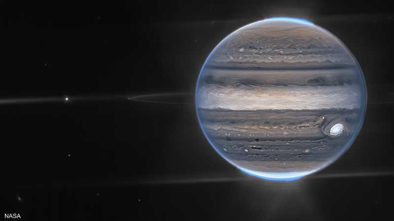 رصد صورة مذهلة لأكبر كوكب في النظام الشمسي