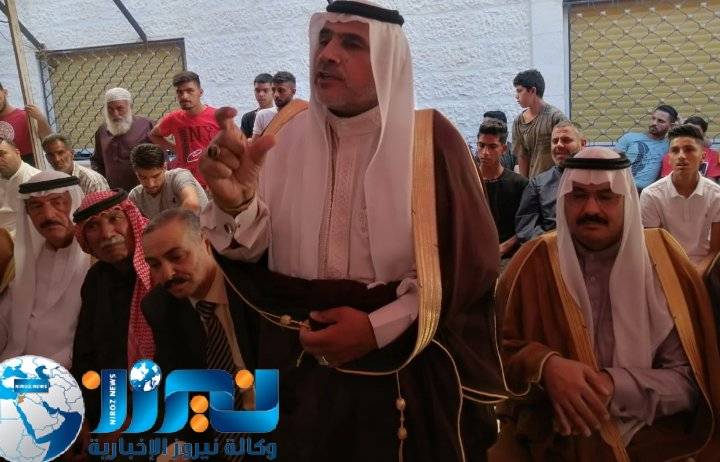 المستشار حسن العودات يرأس جاهة عشائرية بسبب محمد مطر صالح ...صور وفيديو 