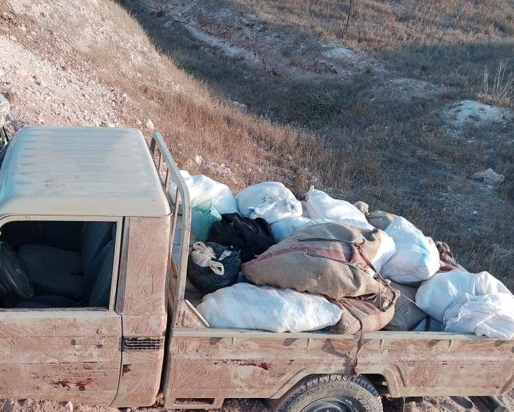 إحباط تهريب أكثر من 6 ملايين حبة كبتاغون قادمة من سوريا وتطبيق قواعد الاشتباك