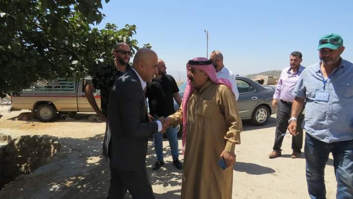 العتوم يلتقي اهالي منطقة أم قنطرة و الرياشي و حي الدمانية