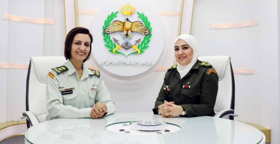 إذاعة الجيش العربي تستضيف الرائد الدكتورة ماريا الحوري