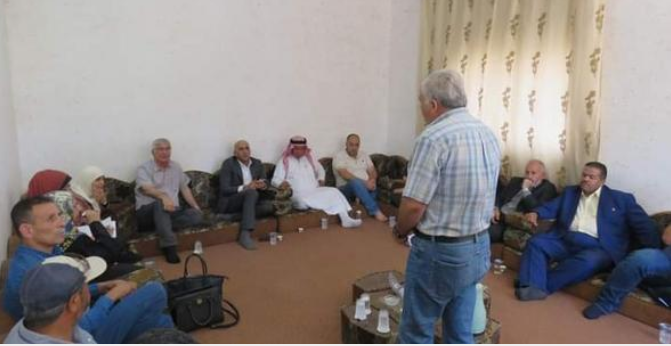 العتوم يلتقي اهالي منطقة أم قنطرة و الرياشي و حي الدمانية