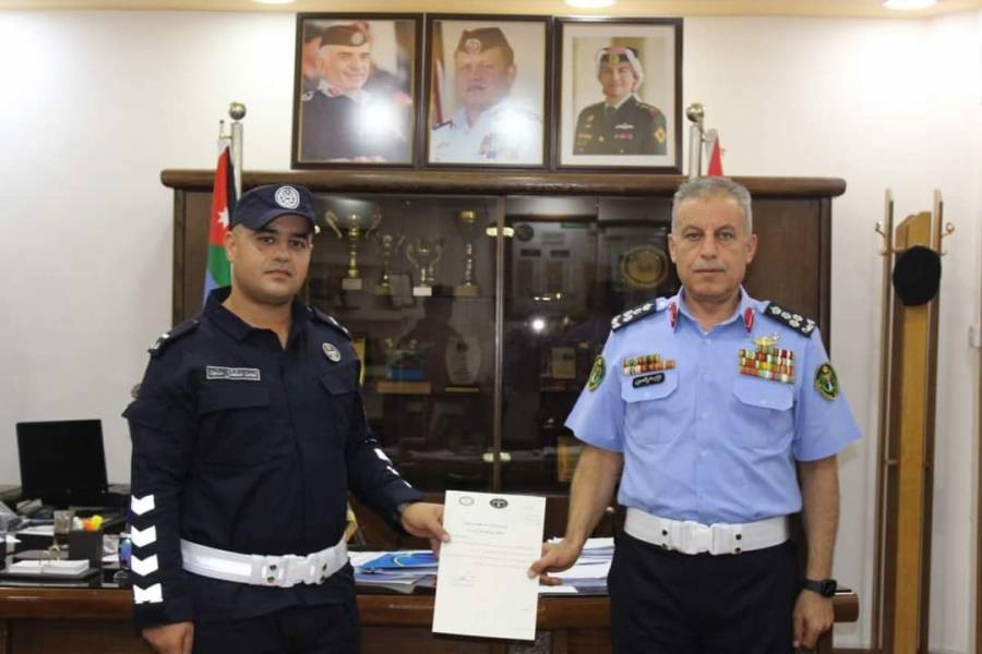 مدير إدارة السير يكرم الوكيل أحمد  سلطان المعايطة