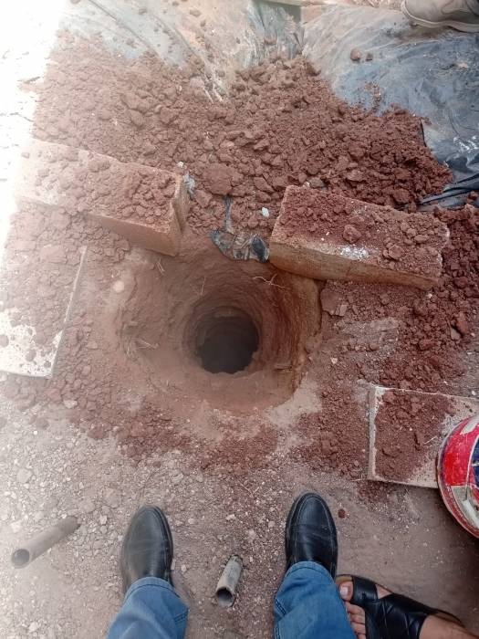 المياه :ضبط بئر مخالفة في جرش  ...صور 