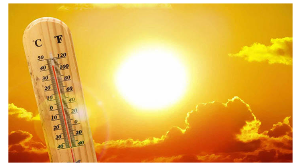 الحرارة في العقبة 45 درجة