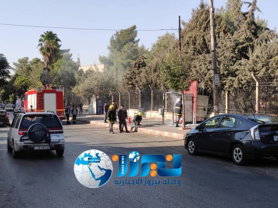 انفجار محول كهربائي بشارع الجامعة في إربد _صور