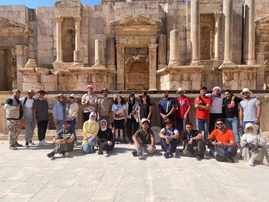 انهض  ينظم رحلة تفاعلية لطلبة الألمانية الى محافظتي عجلون وجرش