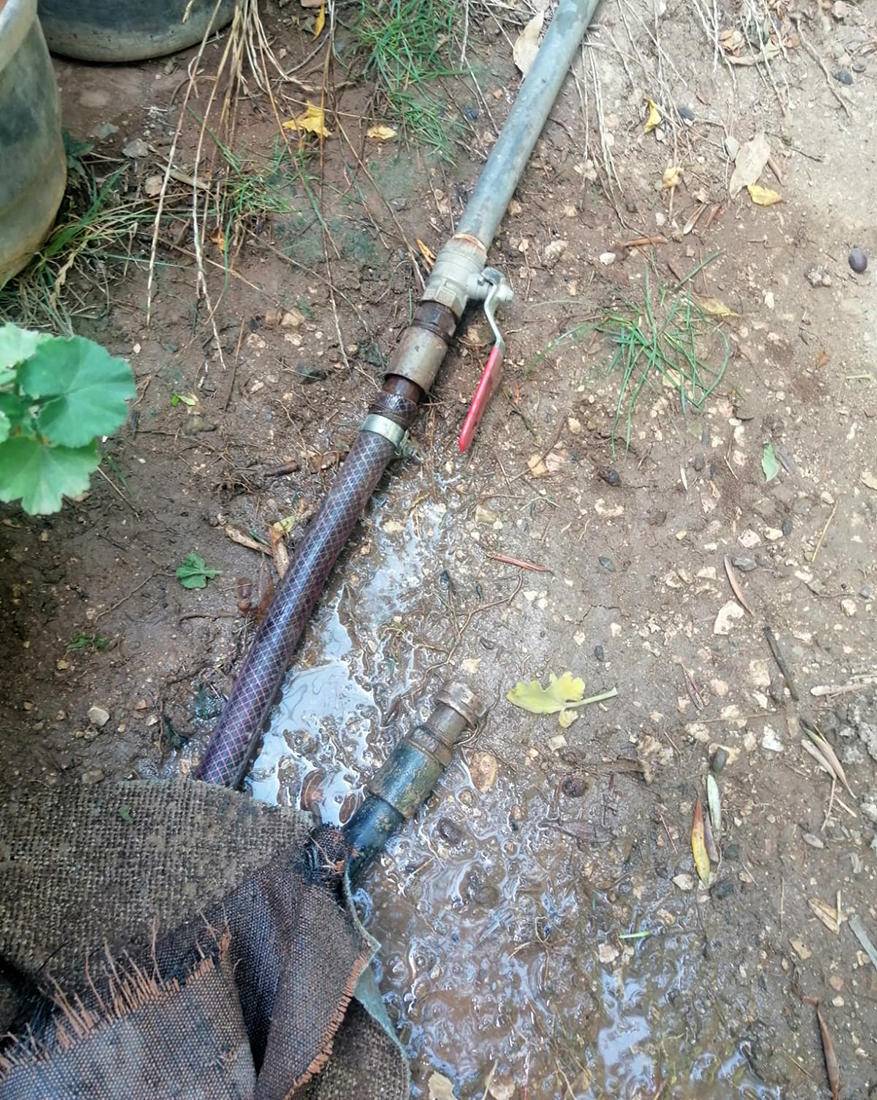 ضبط اعتداء على خط لبيع المياه بالصهاريج بإربد