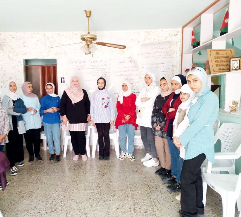 ورشة سيادة القانون في مركز شابات  قضاء الموجب