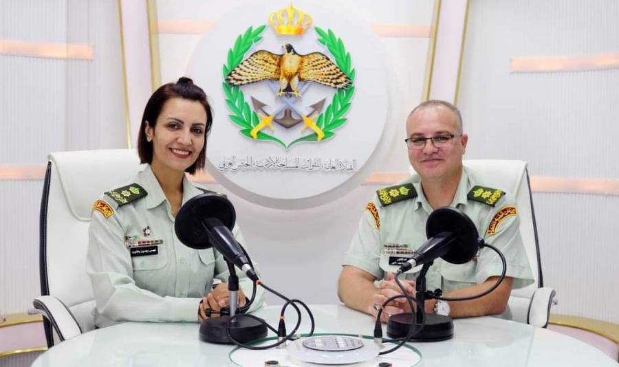 إذاعة الجيش العربي تستضيف المقدم الطبيب يزن ماجد خير