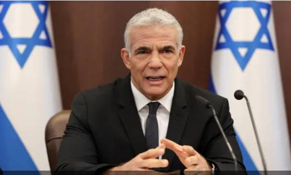 لابيد: حملة إسرائيلية مكثفة لمنع الاتفاق النووي الخطير