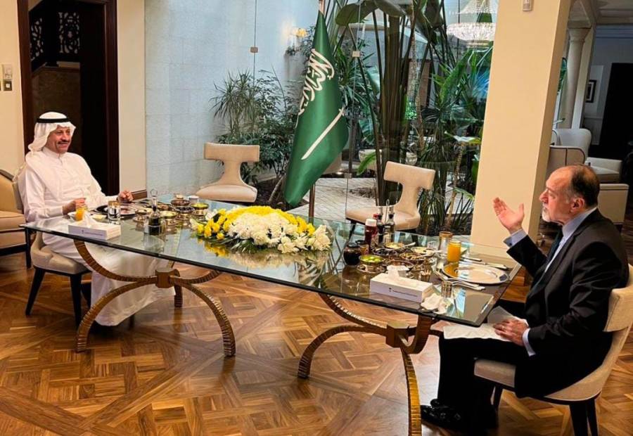 السديري يلتقي السفير الأمريكي لدى الأردن هنري ووستر