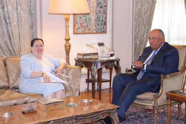 وزير الخارجية المصري يلتقي مساعد سكرتير عام الأمم المتحدة مديرة المكتب الإقليمي ببرنامج الأمم المتحدة الإنمائي للدول العربية