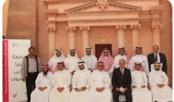 وفد سعودي يزور البترا