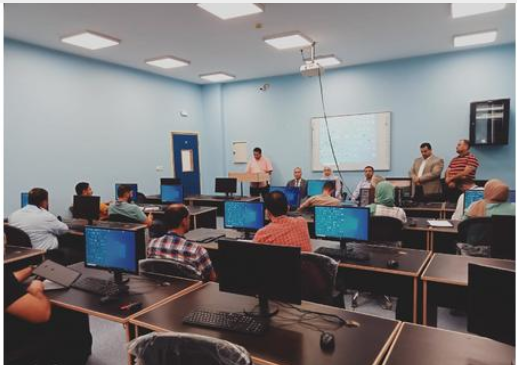 افتتاح دورة EXCEL بالتعاون مع شركة كهرباء اربد في كلية اربد الجامعية