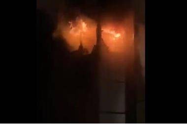 حريق ضخم في عمّان قرب الدوار الثالث