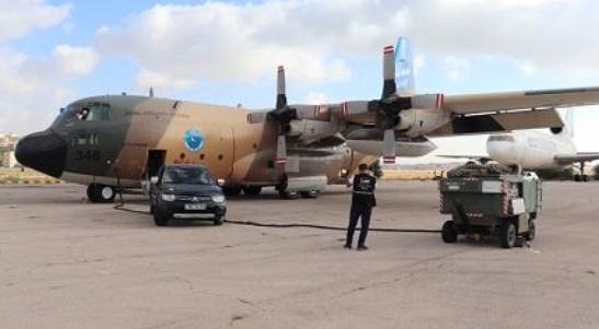 طائرة مساعدات أردنية لباكستان